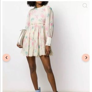 NWT 🙌 Ganni floral yellow dress
